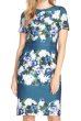 画像1: ドラマ【BONES】使用！Adrianna Papell　　　Print Scuba Sheath Dress (1)