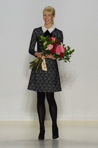 画像1: 【ヴァンサンカン掲載、Holland Roden愛用】ERIN erin fetherston    Mina Bonded Lace Collar Dress  (1)