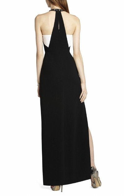 画像1: ドラマ【ARROW】使用！BCBGMAXAZRIA     Viviane Halter Gown　ブラック