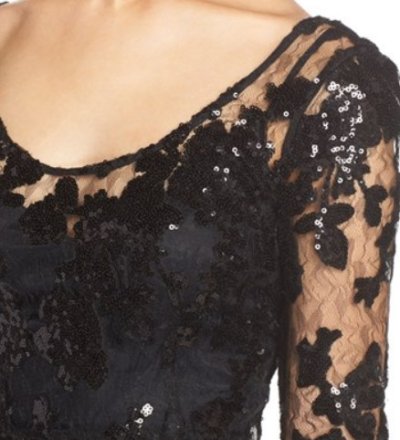 画像3: 再販売セール！【サラジェシカパーカー愛用】Tracy Reese トレイシーリース　 Sequin Lace Fit & Flare Dress