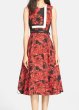 画像1: 【Constance Zimmer愛用】Tracy Reese トレイシーリース  Sleeveless Floral Print Fit & Flare Dress (1)