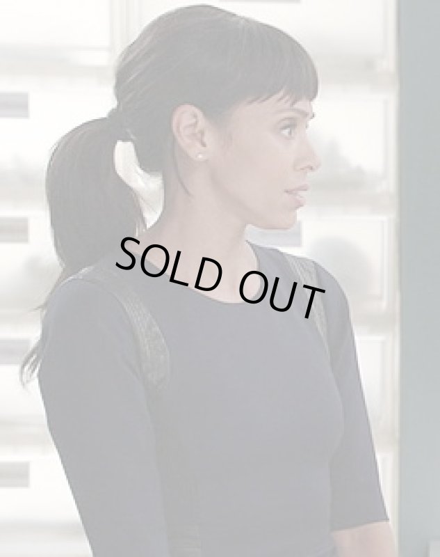 画像2: ドラマ【BONES】使用！Rebecca Taylor　　　　Leather Trim Sheath Dress (2)