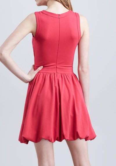 画像1:  RED Valentino   Sleeveless Bubble Hem Dress 