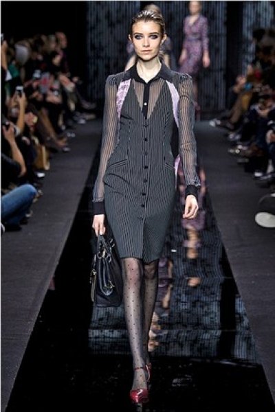 画像3: 【ヴァンサンカン掲載、ドラマ使用】DIANE von FURSTENBERG 　　Gilet Pinstripe Dress