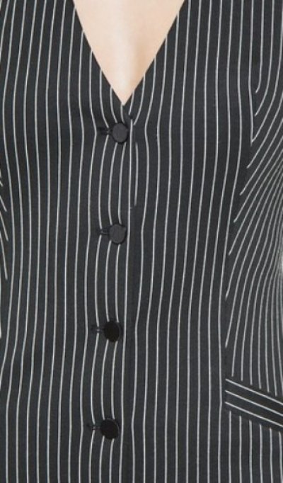 画像2: 【ヴァンサンカン掲載、ドラマ使用】DIANE von FURSTENBERG 　　Gilet Pinstripe Dress