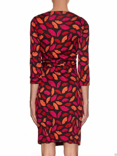 画像2: 【ドラマ使用】Diane von Furstenberg　　　New Julian Two Silk Jersey Wrap Dress　MIDNIGHT KISS