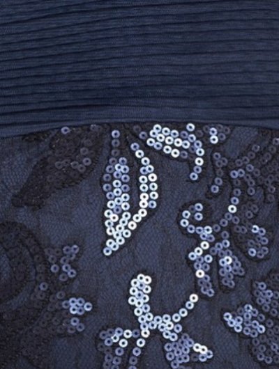 画像2: Tadashi Shoji  タダシショージ  Sequin Lace Gown　ネイビー