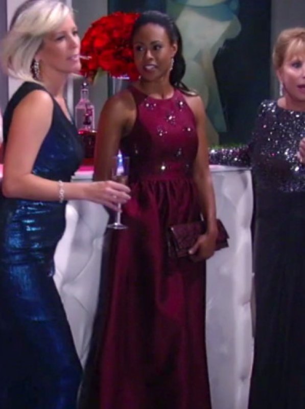 画像2: 【ドラマ使用】Adrianna Papell　　 Beaded Mikado Ballgown  09253 (2)