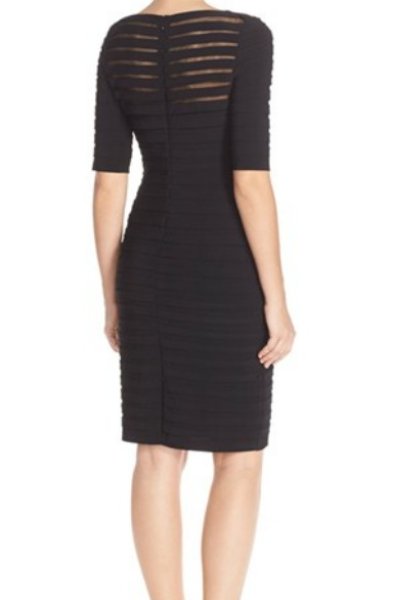 画像3: ドラマ【プリティリトルライヤーズ使用】 Adrianna Papell    Pleated Illusion Sheath Dress (3)