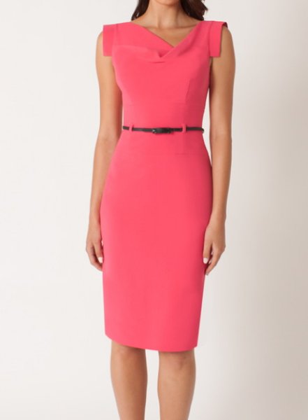 画像1: 【訳アリ特価品】Black Halo　　 Jackie O Dress   Haute Melon  (1)