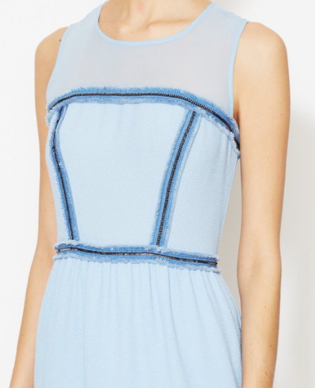 画像3: 【ピッパミドルトン、ケリーブルック愛用】Sandro 　　rapprochement chain accent dress (3)