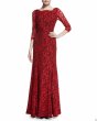 画像1: 限定セール！【キャサリン妃ご愛用】Diane von Furstenberg　　Zarita Lace Gown レッド系 (1)