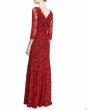 画像2: 限定セール！【キャサリン妃ご愛用】Diane von Furstenberg　　Zarita Lace Gown レッド系 (2)