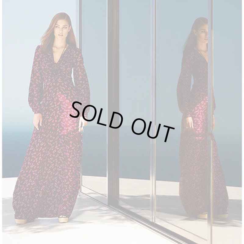 画像2: 【雑誌表紙、セリーナゴメス着用】GUCCI グッチ　Heartbeat Print Silk Cross Front Gown (2)