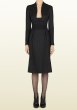 画像4: GUCCI グッチ　Black Houndstooth Open Neckline Dress (4)