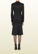 画像5: GUCCI グッチ　Black Houndstooth Open Neckline Dress (5)