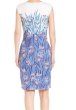 画像3: 【家庭画報掲載、ドラマ使用】Tadashi Shoji       Floral-Embroidered Sheath Dress ブルー系　 (3)