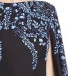 画像2: 再販売セール！Tadashi Shoji   タダシショージ 　Floral-Embroidered Cape Dress (2)