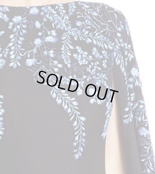 画像2: セール!Tadashi Shoji   タダシショージ  Floral-Embroidered Cape Dress (2)