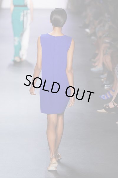 画像2: 【高橋真麻さんご着用】Tadashi Shoji     Side Stripe Sheath Dress ブルー系 (2)