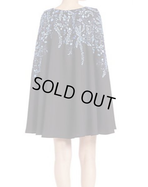 画像3: セール!Tadashi Shoji   タダシショージ  Floral-Embroidered Cape Dress (3)