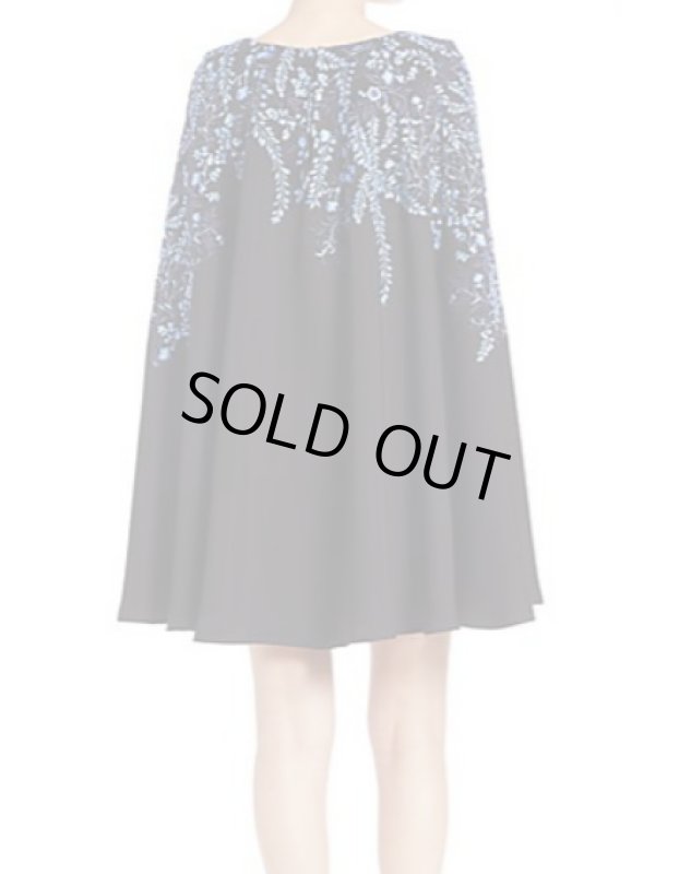 画像3: セール！Tadashi Shoji   タダシショージ 　Floral-Embroidered Cape Dress (3)