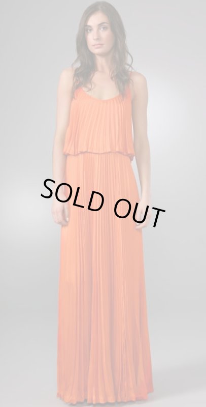 画像1: 【SATC、サラジェシカパーカー着用】Halston Heritage　プリーツロングドレス (1)