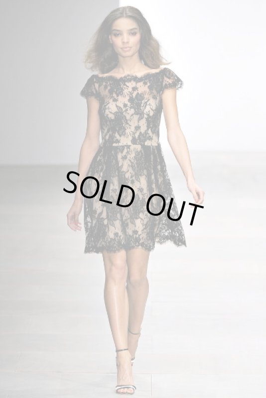 画像1: 【ケリーブルック、Gemma Arterton愛用】Issa London　　 ブラックレースドレス (1)