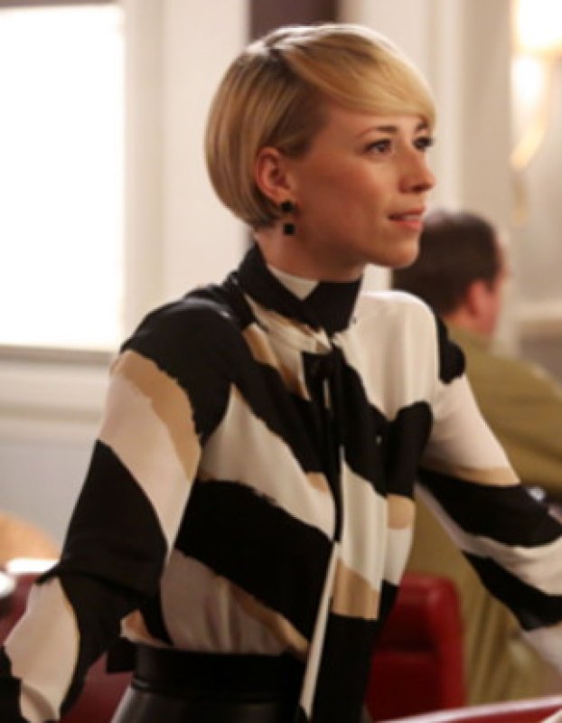 画像4: ドラマ【リベンジ】使用！GUCCI グッチ　 Zebra Print Silk Georgette Shirtdress (4)