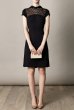 画像1: 1点のみ即発！L'Agence 　　Black Lace and Crepe Dress (1)