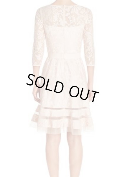 画像2: Tadashi Shoji       Lace Overlay Dress 　ピンク系 (2)