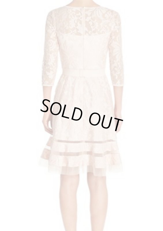 画像2: Tadashi Shoji       Lace Overlay Dress 　ピンク系 (2)