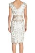 画像2: Tadashi Shoji    　Two-Tone Sequin Lace Sheath Dress (2)