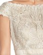 画像3: Tadashi Shoji    　Embroidered Off the Shoulder Mesh Sheath Dress (3)