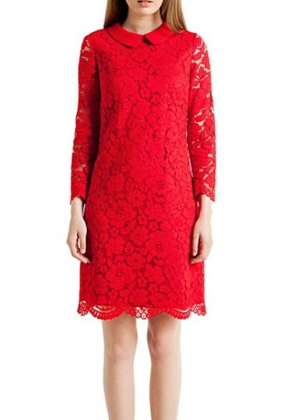 画像1: ドラマ【ビッグバンセオリー使用】Ted Baker テッドベイカー  Ameera  dress (1)