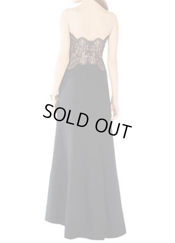 画像2: BCBGMAXAZRIA   　Illusion Lace Top Gown (2)