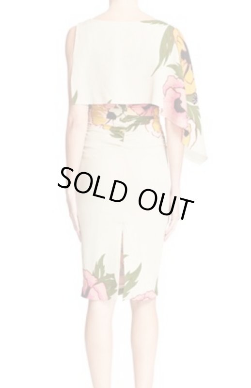 画像2: Tracy Reese　トレイシーリース　Asymmetrical Print Stretch Silk Dress (2)