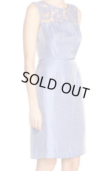 画像2: Adrianna Papell  レースジャケット付きドレス STEEL BLUE (2)