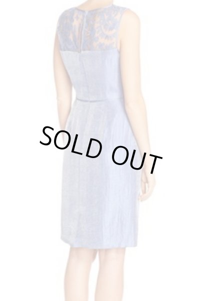 画像3: Adrianna Papell  レースジャケット付きドレス STEEL BLUE (3)