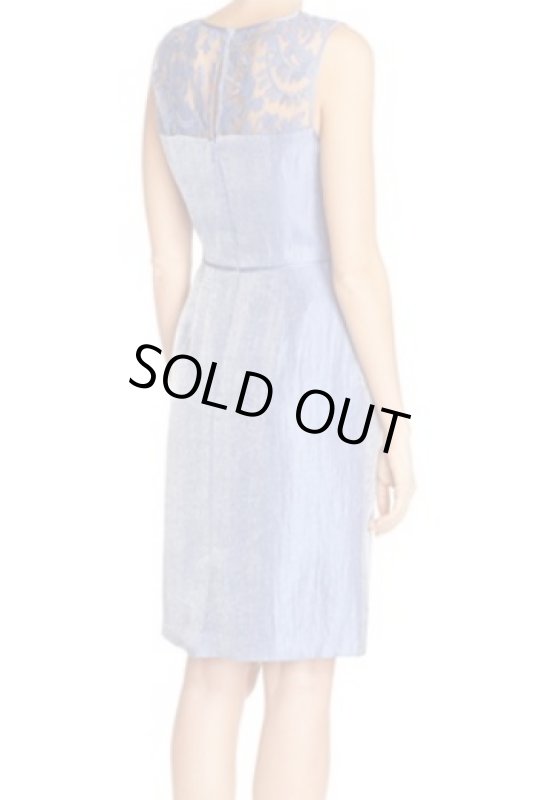 画像3: Adrianna Papell　　レースジャケット付きドレス STEEL BLUE (3)