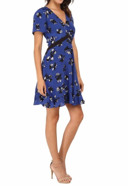 画像3: 【ドラマ使用】Rebecca Taylor レベッカテイラー Short Sleeve Alyssum Print Dress (3)