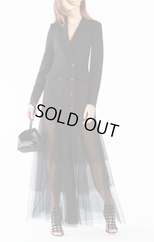 画像1: BCBGMAXAZRIA    Delphina チュールスカート付きジャケットドレス　【Petra Nemcova着用】 (1)