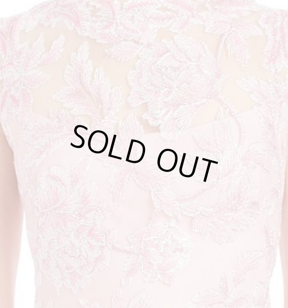 画像2: Tadashi Shoji  タダシショージ  レースパーティーシースドレス ピンク系 (2)
