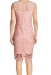 画像2: Tadashi Shoji     Embroidered Cotton Blend Sheath Dress 　ピンク系 (2)