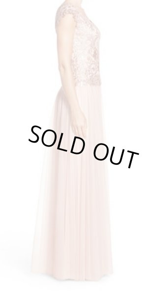 画像3: Tadashi Shoji  パーティードレス Sequin Mesh Ballgown ピンク系 (3)