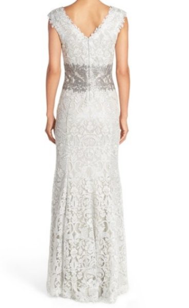 画像2: Tadashi Shoji   Sequin Tulle Mermaid Gown (2)