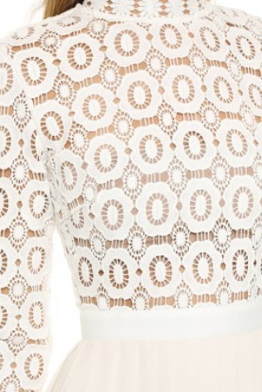 画像3: 【キャサリン妃、夏菜さん、堀未央奈さん他ご愛用】Self Portrait　セルフポートレイト　Pleated Crochet Maxi Dress  41801 (3)