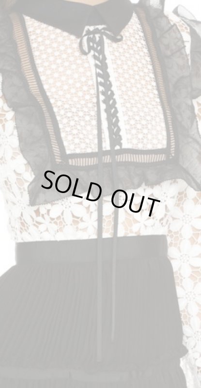 画像3: 値下げ！即発【天野菜月さんに衣装提供！ニッキーヒルトン愛用】Self Portrait　セルフポートレート　Adeline Lace Dress  (3)