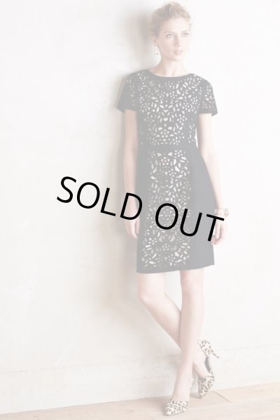 画像1: ドラマ【BONES使用】Anthropologie　Lasercut Basalt Sheath Dress by Maeve (1)