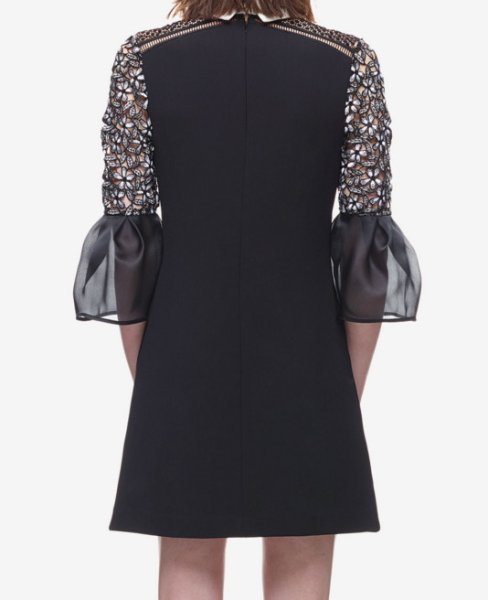 画像2: 【キャサリンヘイグル愛用】Self Portrait セルフポートレート bell sleeve dress (2)